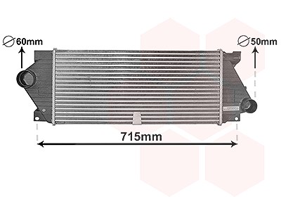 Van Wezel Ladeluftkühler [Hersteller-Nr. 30004677] für Mercedes-Benz