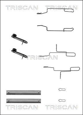 Triscan Zubehörsatz, Scheibenbremsbelag [Hersteller-Nr. 8105101589] für Citroën, Peugeot