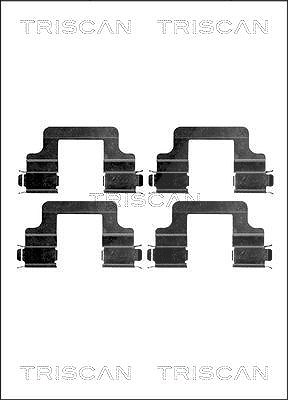 Triscan Zubehörsatz, Scheibenbremsbelag [Hersteller-Nr. 8105291606] für Audi, VW, Seat, Ford, Skoda