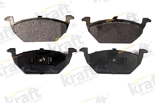Kraft Automotive Bremsbeläge vorne (Satz) [Hersteller-Nr. 6000380] für Skoda, Seat, Audi, VW, Ford