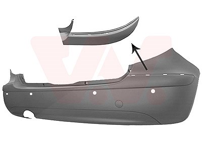 Van Wezel Stoßfänger [Hersteller-Nr. 3017547] für Mercedes-Benz
