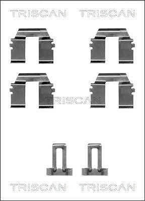 Triscan Zubehörsatz, Scheibenbremsbelag [Hersteller-Nr. 8105101616] für Seat, VW, Ford