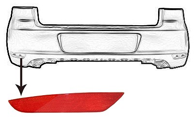 Van Wezel Rückstrahler [Hersteller-Nr. 5863939] für VW