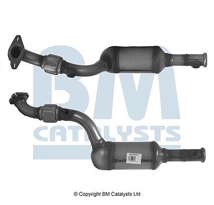Bm Catalysts Katalysator mit Anbauteilen [Hersteller-Nr. BM90745H] für Renault, Nissan