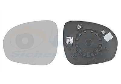Van Wezel Spiegelglas, Außenspiegel [Hersteller-Nr. 1704837] für Fiat