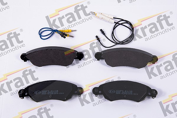 Kraft Automotive Bremsbelagsatz, Scheibenbremse [Hersteller-Nr. 6006128] für Citroën