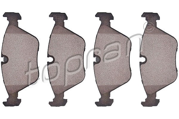 Topran Bremsbelagsatz, Scheibenbremse [Hersteller-Nr. 500376] für BMW