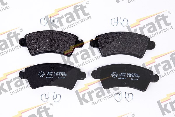 Kraft Automotive Bremsbelagsatz, Scheibenbremse [Hersteller-Nr. 6005538] für Peugeot