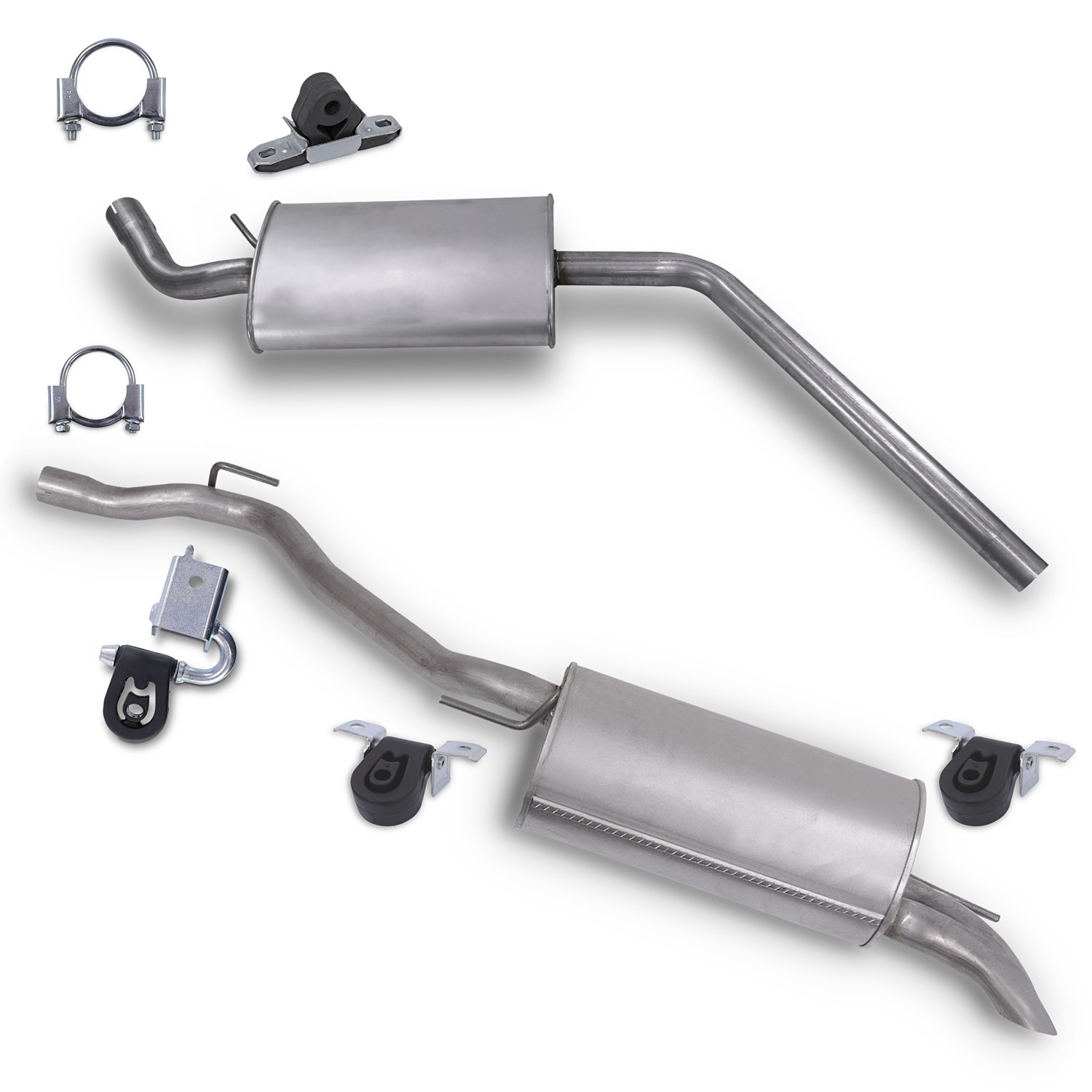 Bestprice Schalldämpfer Set + Montagematerial [Hersteller-Nr. 40279388] für VW