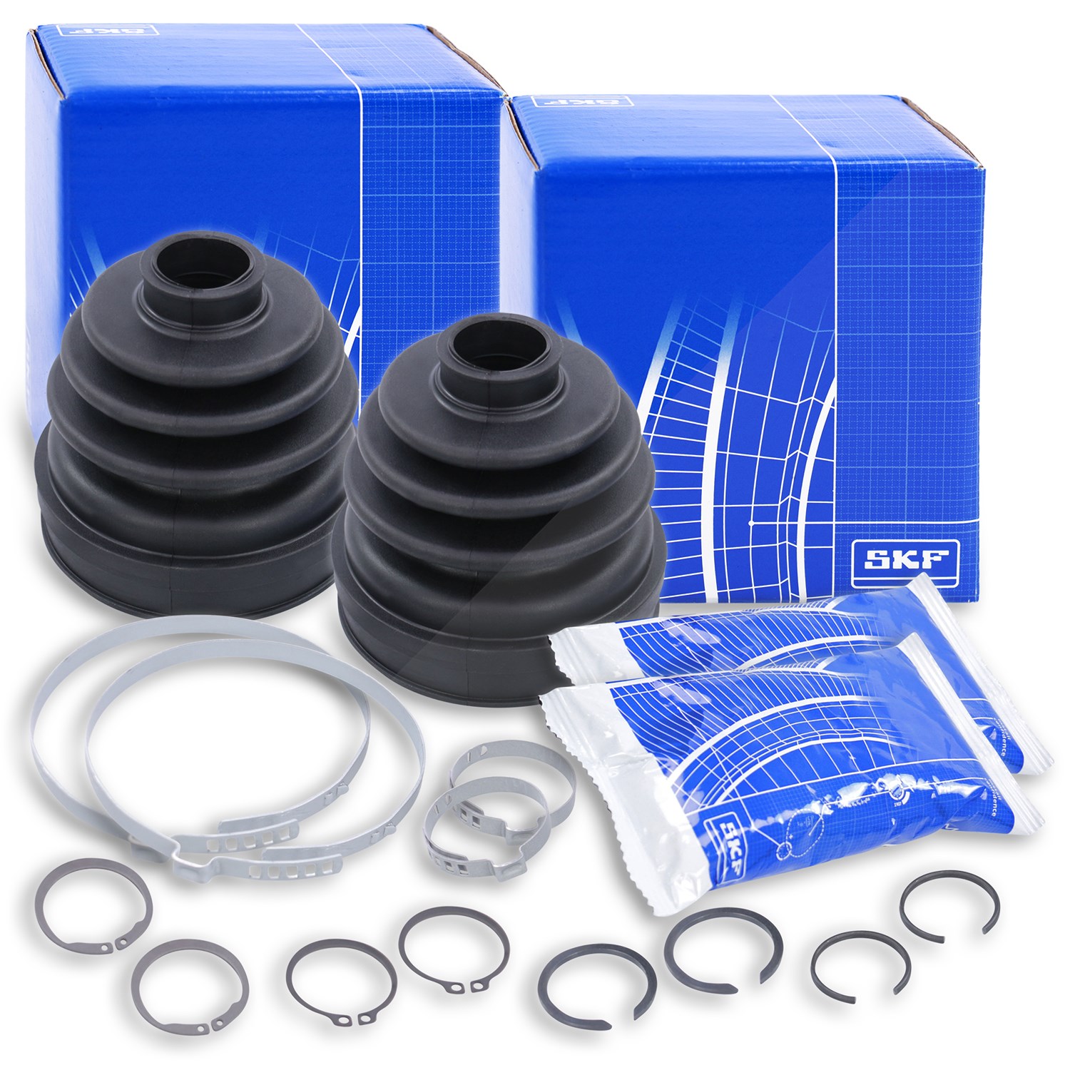 Skf 2x Faltenbalgsatz Antriebswelle [Hersteller-Nr. VKJP8325] für Ford, Skoda, VW, Audi, Seat
