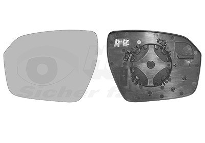 Van Wezel Spiegelglas, Außenspiegel [Hersteller-Nr. 0251837] für Land Rover