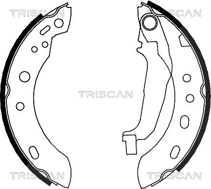 Triscan Bremsbackensatz [Hersteller-Nr. 810014001] für Nissan