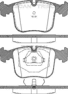 Triscan Bremsbelagsatz, Scheibenbremse [Hersteller-Nr. 811011012] für BMW