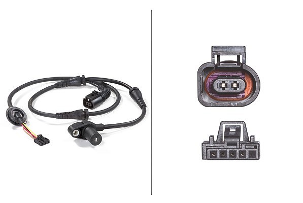 Hella Sensor, Raddrehzahl [Hersteller-Nr. 6PU012806-181] für Audi
