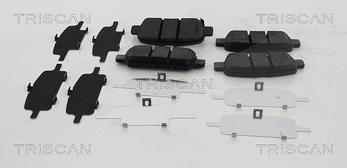 Triscan Bremsbelagsatz, Scheibenbremse [Hersteller-Nr. 811068187] für Suzuki, Infiniti, Nissan