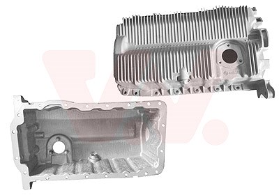 Van Wezel Ölwanne [Hersteller-Nr. 0332070] für Audi, Seat, VW, Skoda