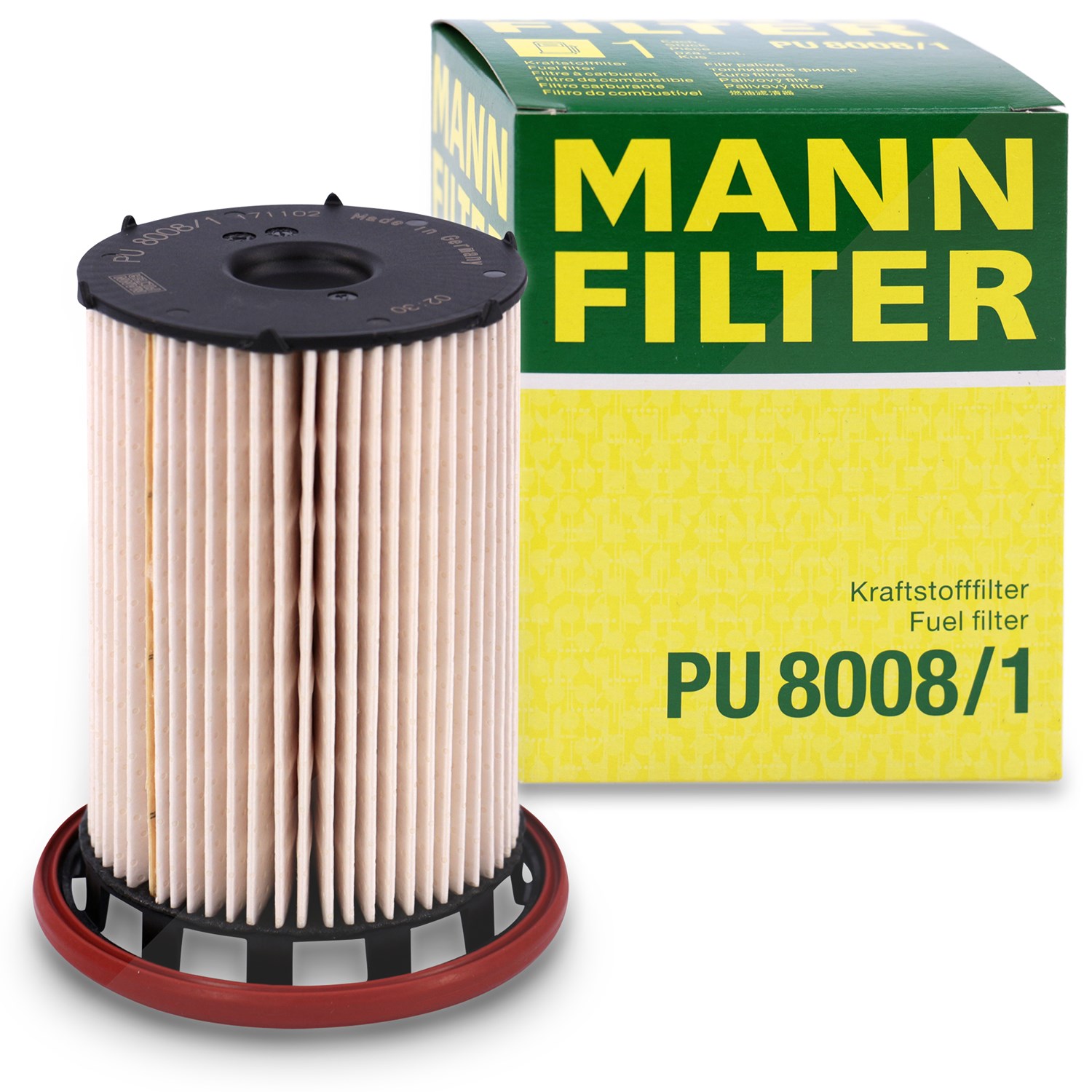 Mann-filter Kraftstofffilter [Hersteller-Nr. PU8008/1] für Seat, Audi, VW