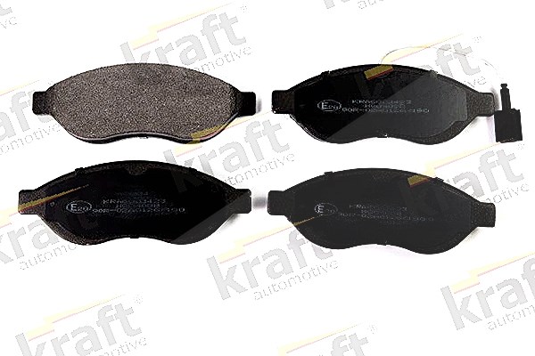 Kraft Automotive Bremsbeläge vorne (Satz) [Hersteller-Nr. 6003423] für Peugeot, Fiat, Citroën