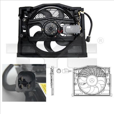 Tyc Lüfter, Motorkühlung [Hersteller-Nr. 803-0007] für BMW