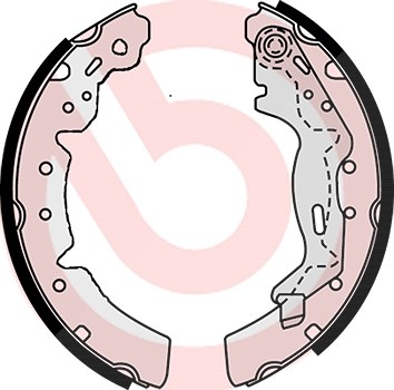 Brembo Bremsbackensatz [Hersteller-Nr. S83510] für Toyota