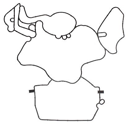 Elring Dichtung, Gehäusedeckel (Kurbelgehäuse) [Hersteller-Nr. 122.472] für VW, Porsche, Audi