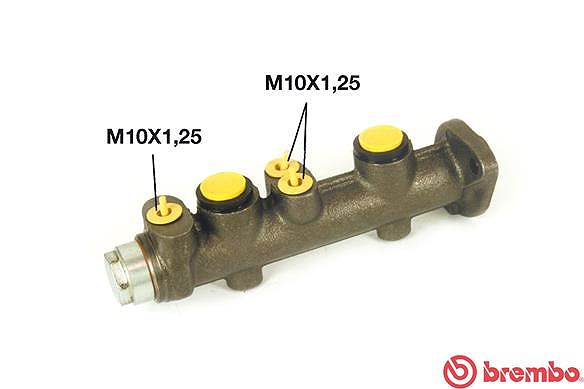 Brembo Hauptbremszylinder [Hersteller-Nr. M85023] für Fiat, Pininfarina, Lada, Seat