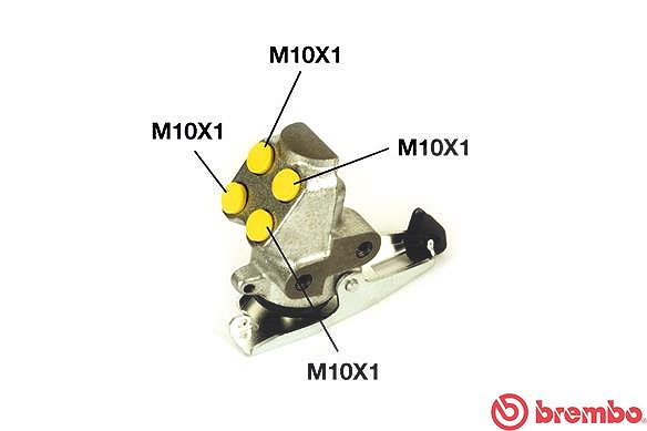 Brembo Bremskraftregler [Hersteller-Nr. R85006] für VW, Seat