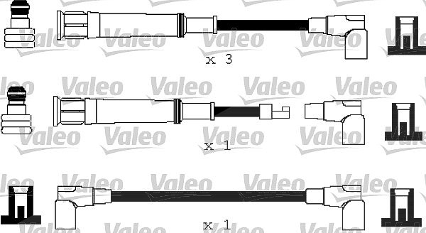 Valeo Zündleitungssatz [Hersteller-Nr. 346173] für BMW