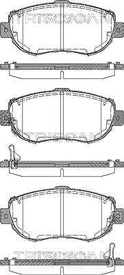 Triscan Bremsbelagsatz, Scheibenbremse [Hersteller-Nr. 811013044] für Toyota, Lexus