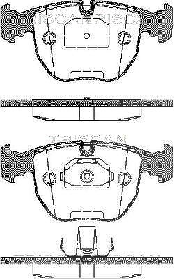 Triscan Bremsbelagsatz, Scheibenbremse [Hersteller-Nr. 811011006] für BMW, Alpina