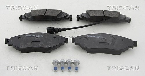 Triscan Bremsbelagsatz, Scheibenbremse [Hersteller-Nr. 811029098] für Skoda, Seat, Audi, Cupra, VW