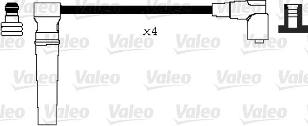 Valeo Zündleitungssatz [Hersteller-Nr. 346038] für Daewoo, Chevrolet
