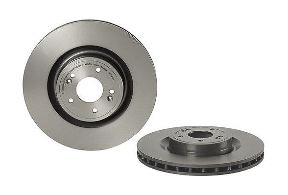 Brembo 1x Bremsscheibe [Hersteller-Nr. 09.D027.11] für Genesis, Kia