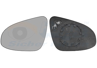 Van Wezel Spiegelglas, Außenspiegel [Hersteller-Nr. 5437837] für Toyota