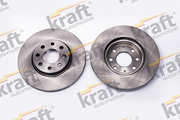 Kraft Automotive Bremsscheibe Vorderachse Belüftet [Hersteller-Nr. 6043170] für Fiat, Opel