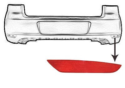 Van Wezel Rückstrahler [Hersteller-Nr. 5863940] für VW