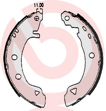 Brembo Bremsbackensatz [Hersteller-Nr. S23508] für Alfa Romeo, Fiat