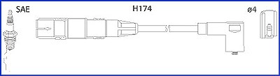 Hüco Zündleitungssatz [Hersteller-Nr. 134787] für VW, Ford