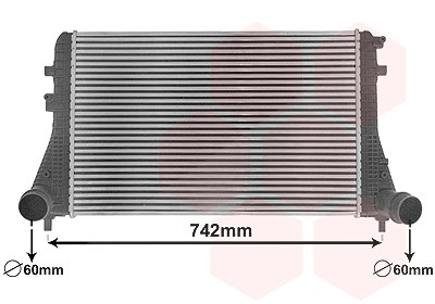 Van Wezel Ladeluftkühler [Hersteller-Nr. 58014701] für VW