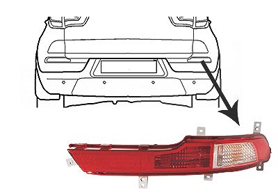 Van Wezel Nebelschlussleuchte [Hersteller-Nr. 8383930] für Kia