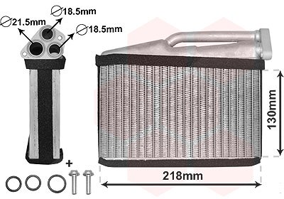 Van Wezel Wärmetauscher, Innenraumheizung [Hersteller-Nr. 06006541] für BMW