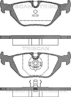 Triscan Bremsbelagsatz, Scheibenbremse [Hersteller-Nr. 811011001] für BMW, Opel