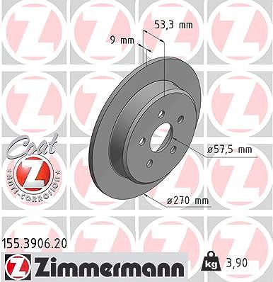 Zimmermann Bremsscheibe [Hersteller-Nr. 155.3906.20] für Chrysler