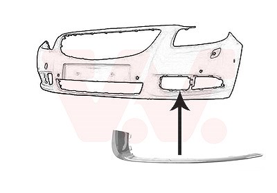 Van Wezel Blende, Stoßfänger [Hersteller-Nr. 3850581] für Opel