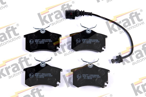 Kraft Automotive Bremsbelagsatz, Scheibenbremse [Hersteller-Nr. 6010050] für Skoda, Audi, Seat, VW