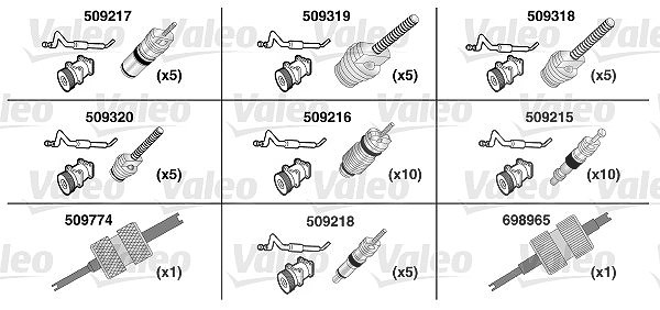 Valeo O-Ring-Reparaturset [Hersteller-Nr. 509735]