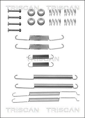 Triscan Zubehörsatz, Bremsbacken [Hersteller-Nr. 8105292548] für Audi, Seat, VW