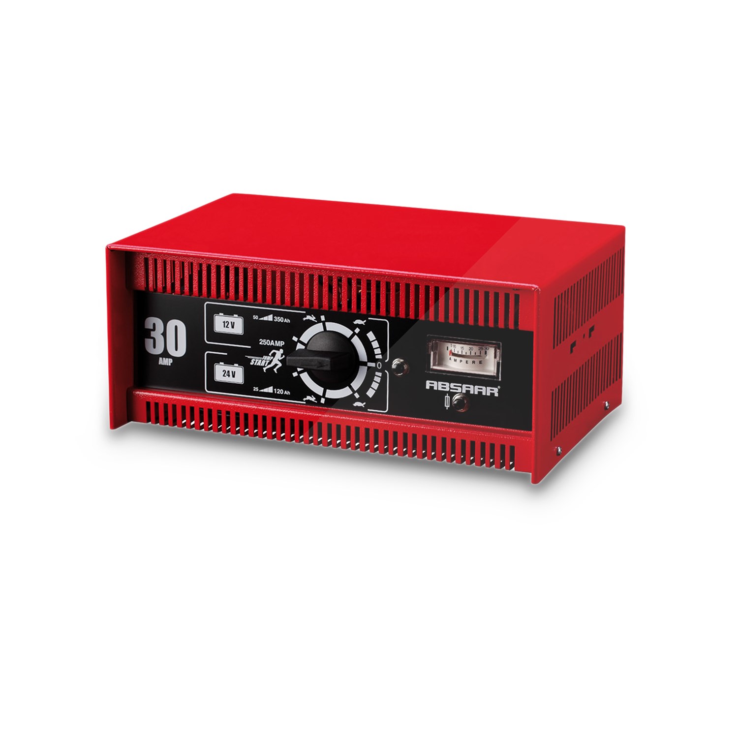 Absaar Batterieladegerät mit Starthilfe - 12/24 Volt - 30 Ampere [Hersteller-Nr. 0263004110]