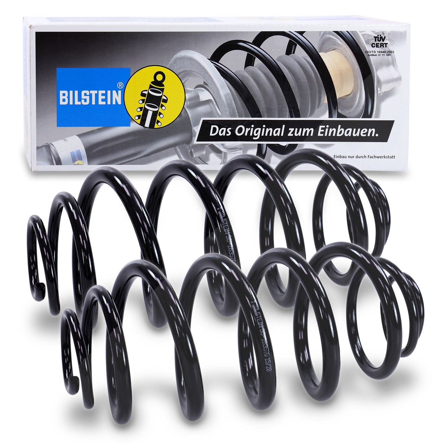 Bilstein 2x Fahrwerksfeder hinten [Hersteller-Nr. 38-263576] für Mercedes-Benz