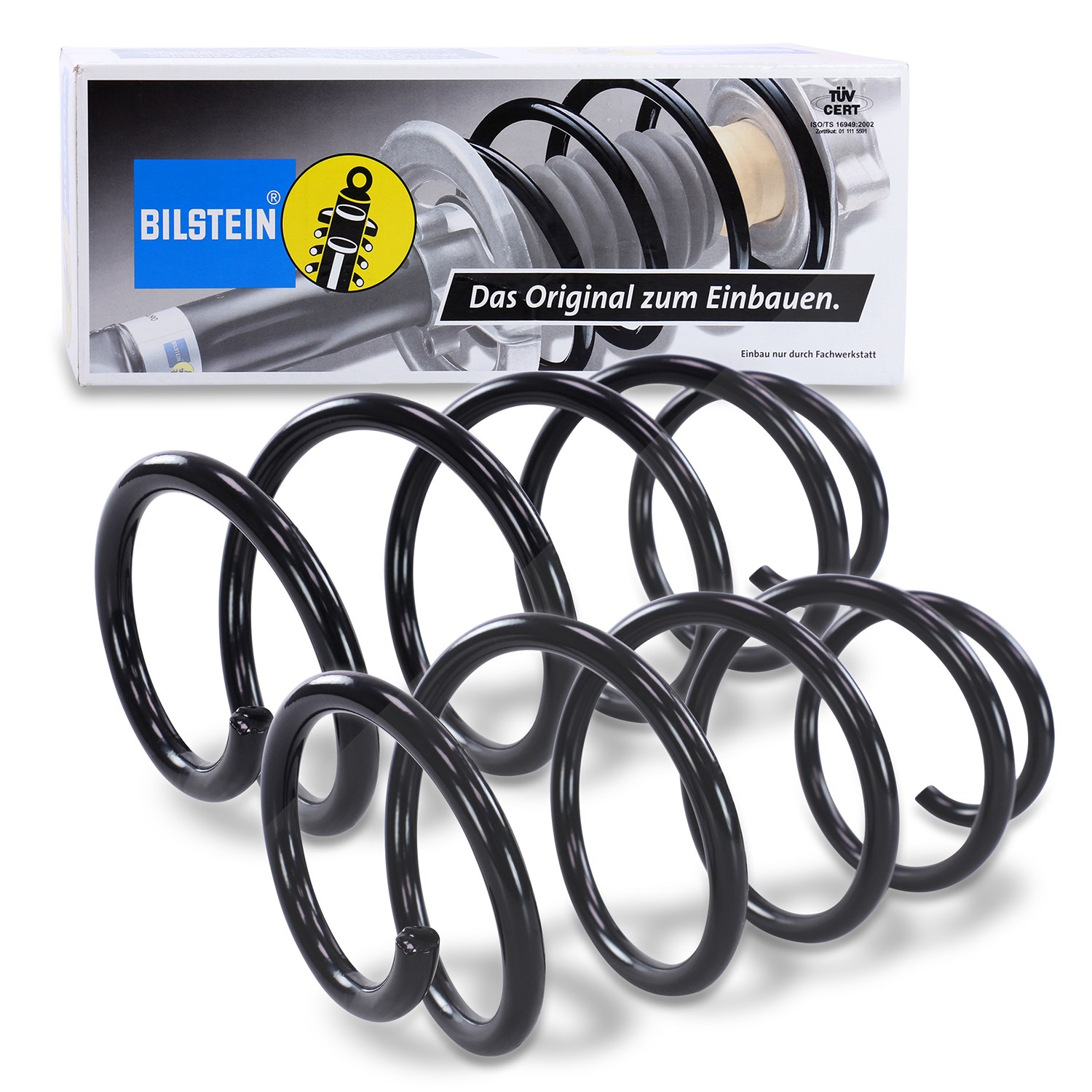 Bilstein 2x Fahrwerksfeder vorne [Hersteller-Nr. 37-133030] für Audi, Seat, Skoda, VW